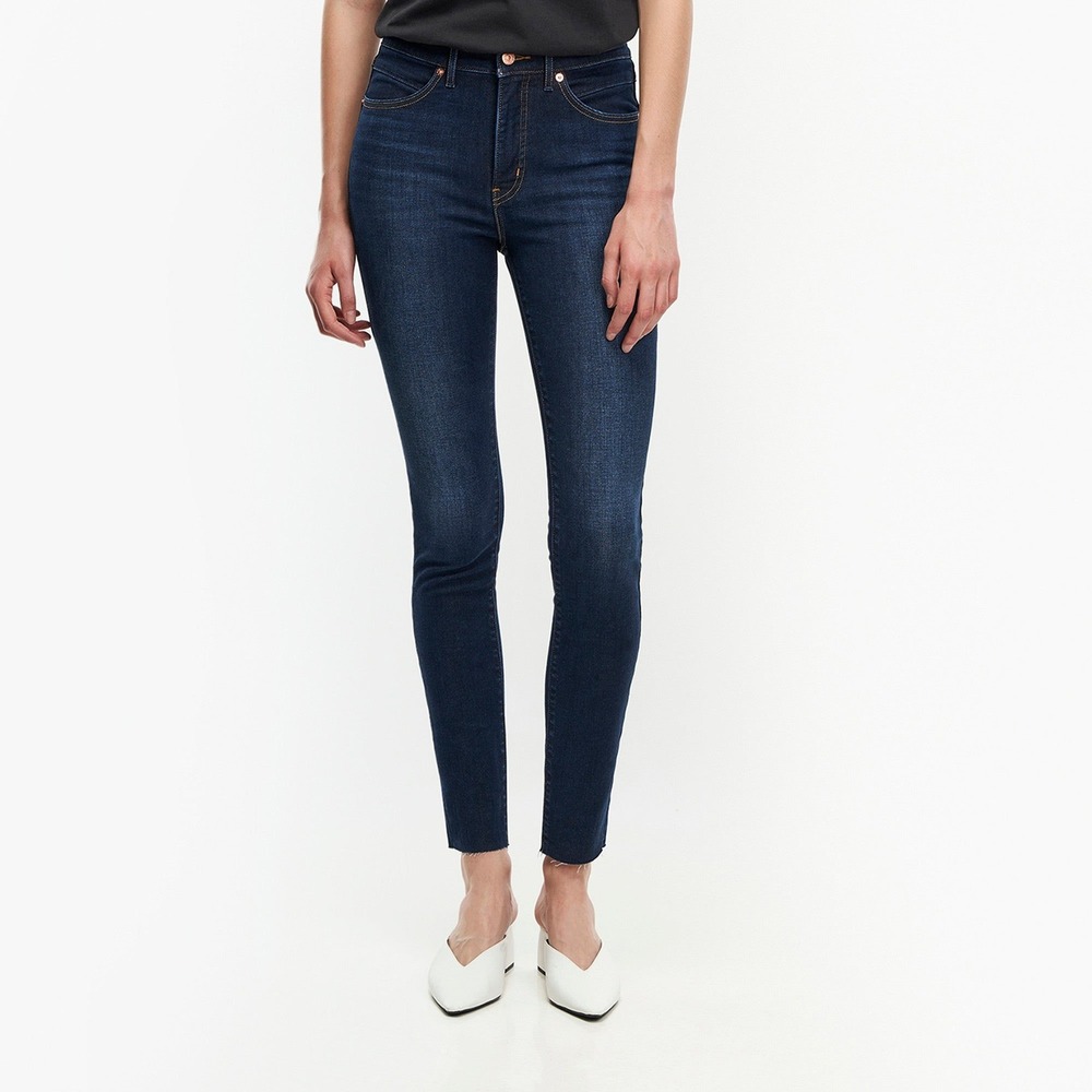 Levi's Revel Bold Curve Skinny Slim Stretch Jeans Dark Blue Denim Size 26/2